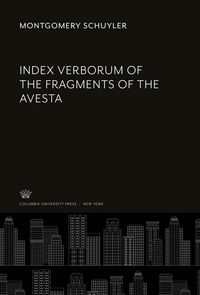 Produktbild: Index Verborum of the Fragments of the Avesta