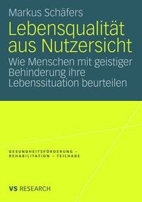 Produktbild: Lebensqualit&auml;t aus Nutzersicht