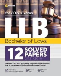 Produktbild: LLB Bachelor of Laws 12 Solved Papers (2021-2010) For 2022 Exams