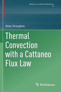 Produktbild: Thermal Convection with a Cattaneo Flux Law