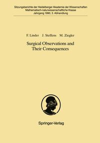 Produktbild: Surgical Observations and Their Consequences