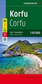 Produktbild: Freytag & berndt Stra&szlig;enkarte Korfu 1:50.000