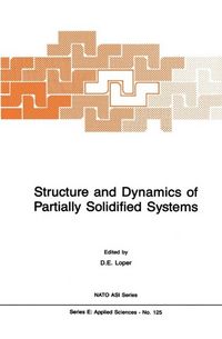 Produktbild: Structure and Dynamics of Partially Solidified Systems