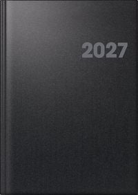 Produktbild: BRUNNEN 1076361907 Buchkalender Mod. 763 2027 A4, Kunststoff, vulkanschwarz