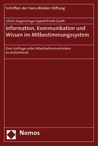 Produktbild: Information, Kommunikation und Wissen im Mitbestimmungssystem