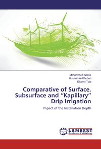 Produktbild: Comparative of Surface, Subsurface and "Kapillary" Drip Irrigation