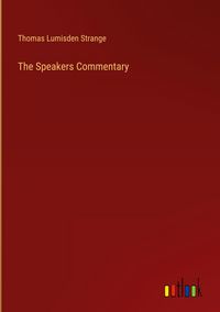 Produktbild: The Speakers Commentary