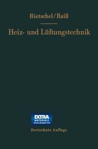 Produktbild: H. Rietschels Lehrbuch der Heiz- und L&uuml;ftungstechnik