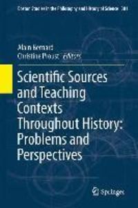 Produktbild: Scientific Sources and Teaching Contexts Throughout History: Problems and Perspectives