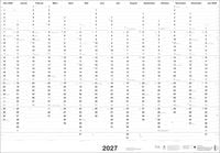 Produktbild: Black&White Mega-Posterplaner 2027