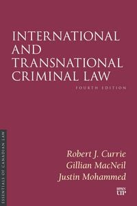 Produktbild: International and Transnational Criminal Law