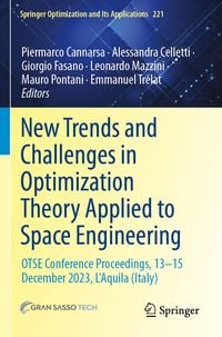 Produktbild: New Trends and Challenges in Optimization Theory Applied to Space Engineering