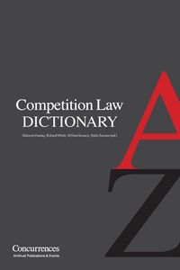 Produktbild: Competition Law Dictionary