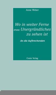 Bild vom Artikel Wo in weiter Ferne etwas Unergründliches zu sehen ist vom Autor Anne Weber