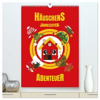 Produktbild: H&auml;uschens Jahreszeiten-Abenteuer (hochwertiger Premium Wandkalender 2026 DIN A2 hoch), Kunstdruck in Hochglanz