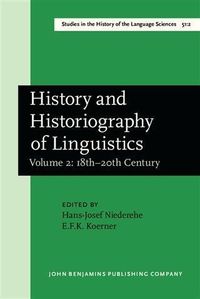 Produktbild: History and Historiography of Linguistics