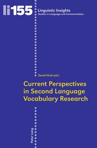 Produktbild: Current Perspectives in Second Language Vocabulary Research