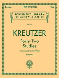 Produktbild: Forty-Two Studies for the Viola
