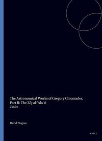 Produktbild: The Astronomical Works of Gregory Chioniades, Volume I