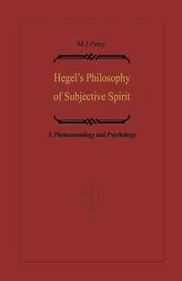 Produktbild: Hegel's Philosophy of Subjective Spirit
