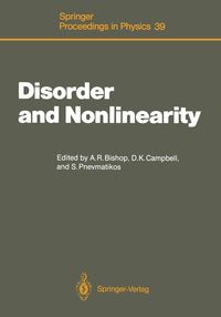 Produktbild: Disorder and Nonlinearity