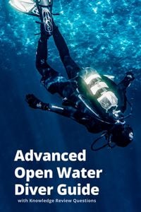 Produktbild: Advanced Open Water Diver Guide with Knowledge Review Questions (Diving Study Guide, #2)