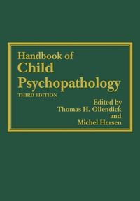 Produktbild: Handbook of Child Psychopathology