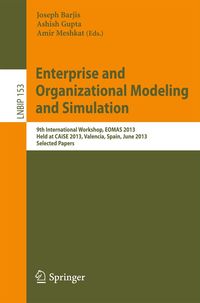 Enterprise and Organizational Modeling and Simulation Joseph Barjis