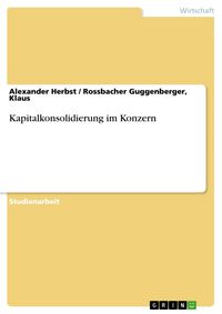 Produktbild: Kapitalkonsolidierung im Konzern