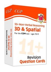 Produktbild: 11+ CEM Revision Question Cards: Non-Verbal Reasoning 3D & Spatial - Ages 10-11