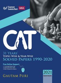 Produktbild: CAT 2021 31 Years Topic-Wise & Year-Wise Solved Papers 1990-2020 by Gautam Puri