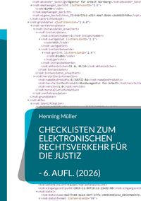 Produktbild: Checklisten zum elektronischen Rechtsverkehr f&uuml;r die Justiz