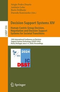 Produktbild: Decision Support Systems XIV. Human-Centric Group Decision, Negotiation and Decision Support Systems for Societal Transitions