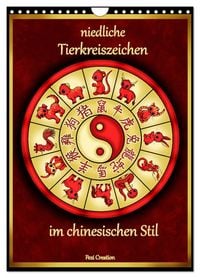 Produktbild: niedliche Tierkreiszeichen im chinesischem Stil (Wandkalender 2027 DIN A4 hoch), CALVENDO Monatskalender