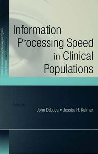 Produktbild: Information Processing Speed in Clinical Populations