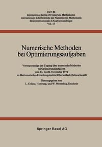 Produktbild: Numerische Methoden bei Optimierungsaufgaben