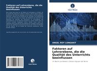 Produktbild: Faktoren auf Lehrerebene, die die Qualit&auml;t des Unterrichts beeinflussen