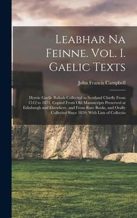 Produktbild: Leabhar Na Feinne. Vol. I. Gaelic Texts