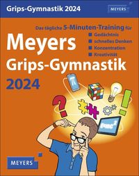 Bild vom Artikel Meyers Grips-Gymnastik Tagesabreißkalender 2024. 5 Minuten Gedächtnistraining für jeden Tag. Tischkalender 2024 zum Abreißen. Kalender für jeden vom Autor Philip Kiefer