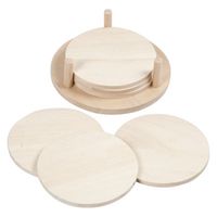 Produktbild: Creativ Company Untersetzer, D 9,5 cm, Dicke 5 mm, 6 Stk