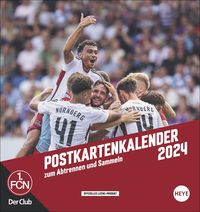 1. FC Nürnberg Kalender 2024. Fußball-Kalender für den Schreibtisch oder die Wand: Kleiner Postkarten-Fotokalender zum Sammeln und Verschicken. Tol