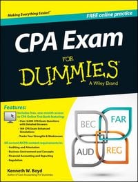 Produktbild: CPA Exam For Dummies with Online Practice