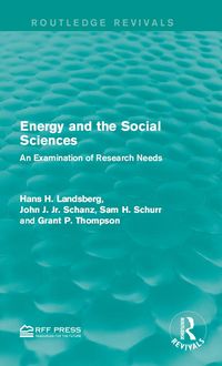 Produktbild: Energy and the Social Sciences