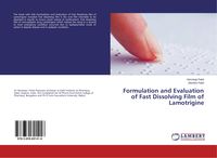 Produktbild: Formulation and Evaluation of Fast Dissolving Film of Lamotrigine