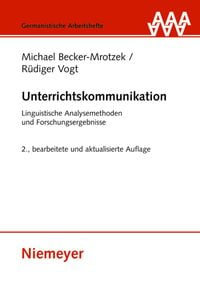 Produktbild: Unterrichtskommunikation