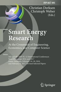 Produktbild: Smart Energy Research. At the Crossroads of Engineering, Economics, and Computer Science