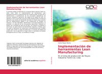 Produktbild: Implementaci&oacute;n de herramientas Lean Manufacturing