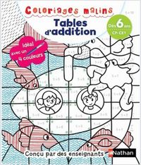 Produktbild: Tables d'addition : d&egrave;s 6 ans, CP, CE1
