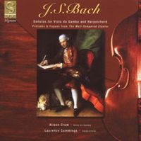 Produktbild: Crum/Cummings: Gambensonaten BWV 1027-1029/Pr&auml;ludien Un