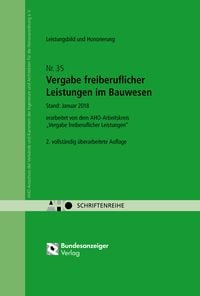 Produktbild: Vergabe freiberuflicher Leistungen im Bauwesen - Leistungsbild und Honorierung